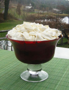 cranberry trifle Cranberries out of the Bag   Part 4   Cranberry Trifle
