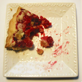cranberry pie going 02 Cranberry Pie   Summer Flavor in the Winter